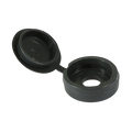 Anthracite Hinged Screw Cover Caps (6-8 guage)
