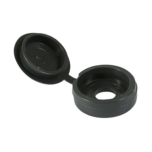 Anthracite Hinged Screw Cover Caps (6-8 guage)
