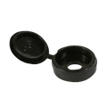 Black Hinged Screw Cover Caps (6-8 guage)