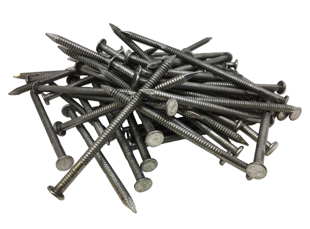 100mm x 5.00mm Bright Annular Ring Shank Nails