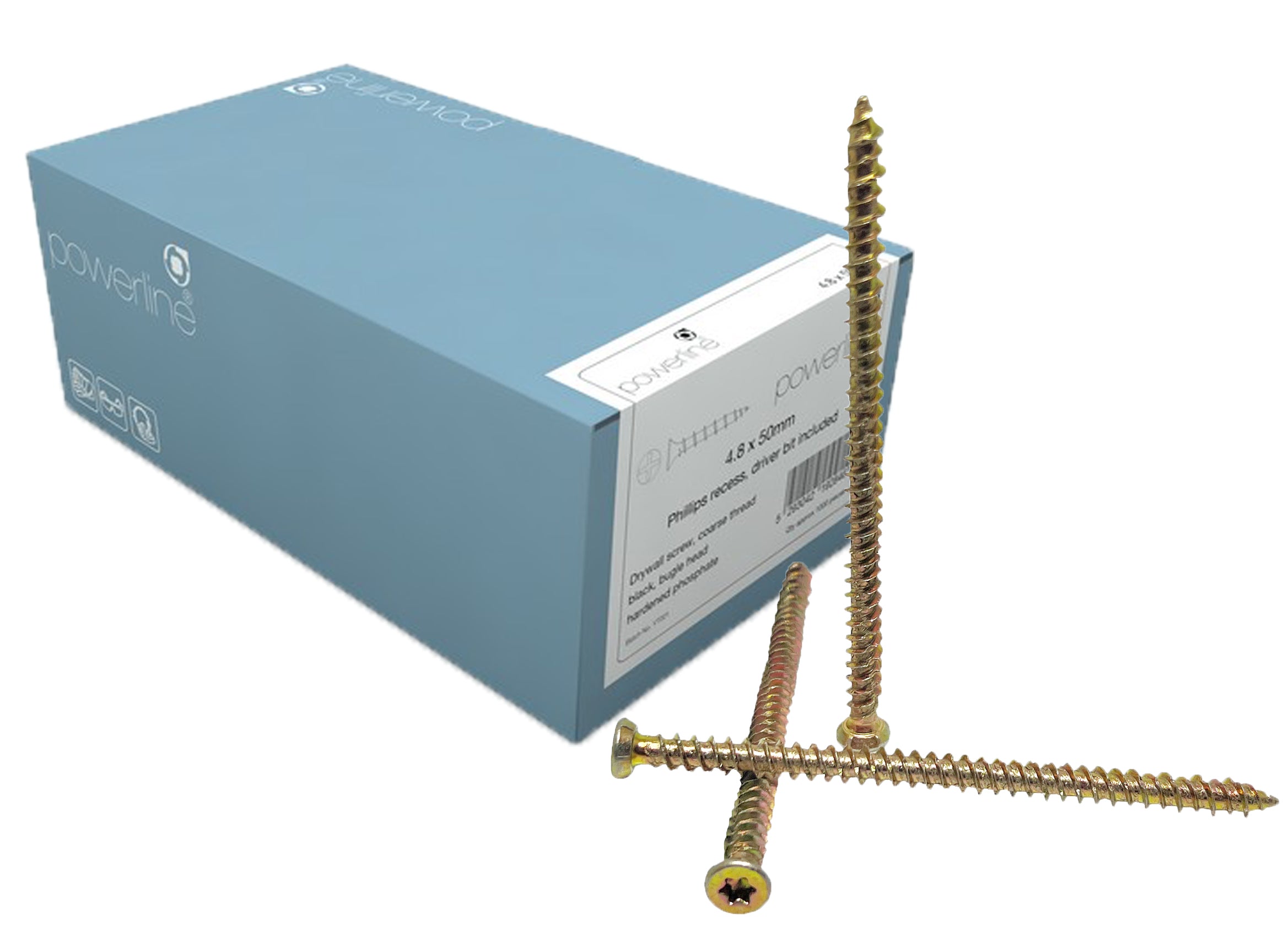 7.5 x 212mm Concrete Screws - Box of 100