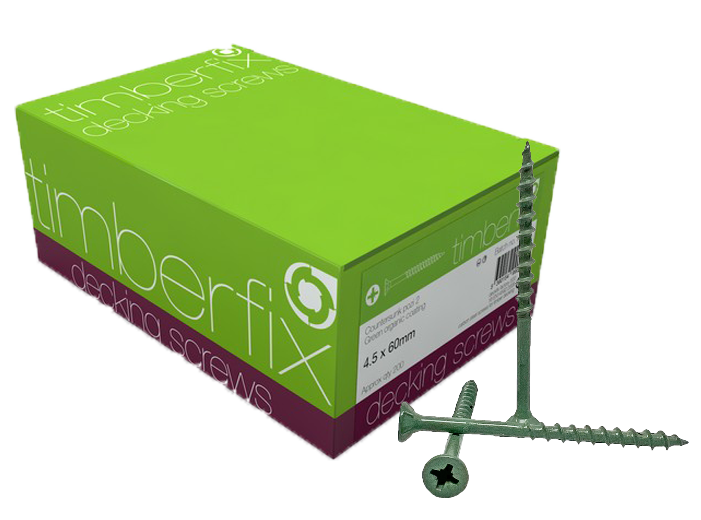 4.5 x 100mm Decking Screws - Box of 100