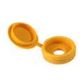 Yellow Hinged Screw Cover Caps (6-8 guage)